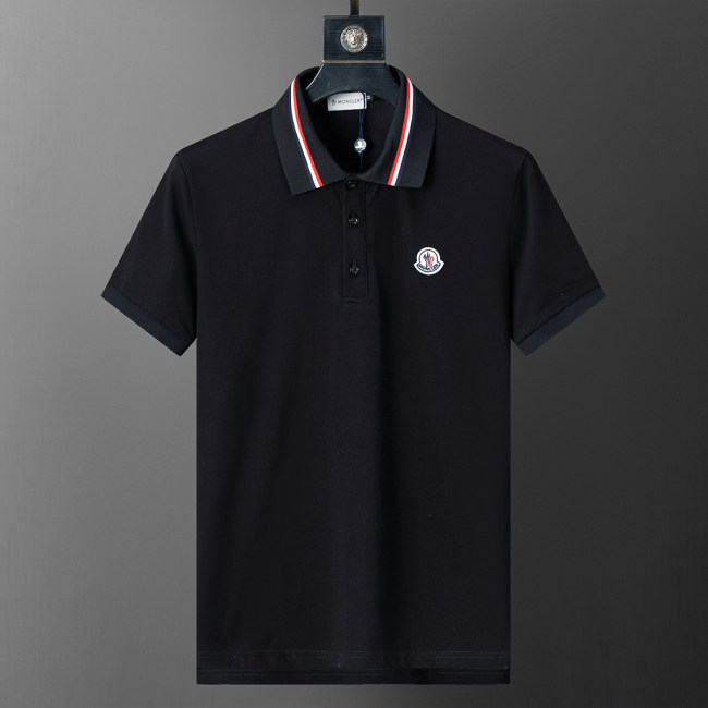 5A Spring Summer Simple Logo Short Sleeve Polo Shirt Black 30099#