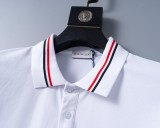 5A Spring Summer Simple Logo Short Sleeve Polo Shirt White 30099#