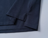 5A Spring Summer Embroidered Logo Short Sleeve Polo Shirt Blue 30079#