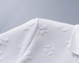 5A Spring Summer Short Sleeve Polo Shirt White 30113#