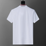 5A Spring Summer Simple Logo Short Sleeve Polo Shirt White 30099#