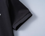 5A Spring Summer Simple Logo Short Sleeve Polo Shirt Black 30099#