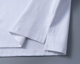 5A Spring Summer Simple Short Sleeve Polo Shirt White 30096#