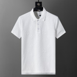 5A Spring Summer Short Sleeve Polo Shirt White 30113#