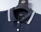 5A Spring Summer Embroidered Logo Short Sleeve Polo Shirt Blue 30079#