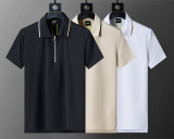 5A Spring Summer Simple Short Sleeve Polo Shirt Black 30096#