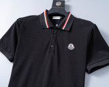 5A Spring Summer Simple Logo Short Sleeve Polo Shirt Black 30099#