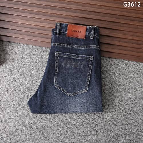 5A Spring Summer Men's Jeans Slim Fit Denim Blue G3612
