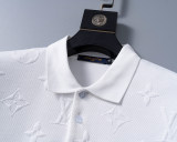 5A Spring Summer Short Sleeve Polo Shirt White 30113#