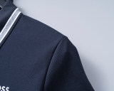 5A Spring Summer Embroidered Logo Short Sleeve Polo Shirt Blue 30079#