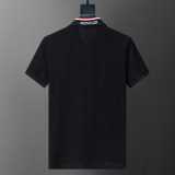 5A Spring Summer Simple Logo Short Sleeve Polo Shirt Black 30099#
