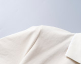 5A Spring Summer Simple Short Sleeve Polo Shirt Apricot 30096#