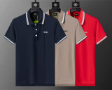 5A Spring Summer Embroidered Logo Short Sleeve Polo Shirt Blue 30079#