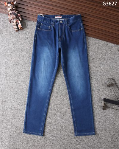 5A Spring Summer Men's Jeans Slim Fit Denim Blue G3627