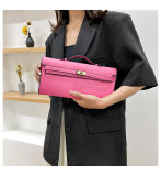 5A Women's Simple Solid Color Kelly Cut Pochette