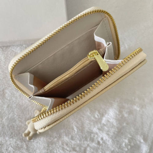 5A Women's Simple Cute Change Purse White