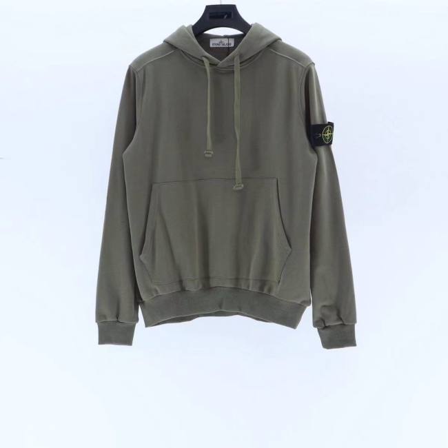 5A Hooded Sweatshirt with Pouch Pocket Green