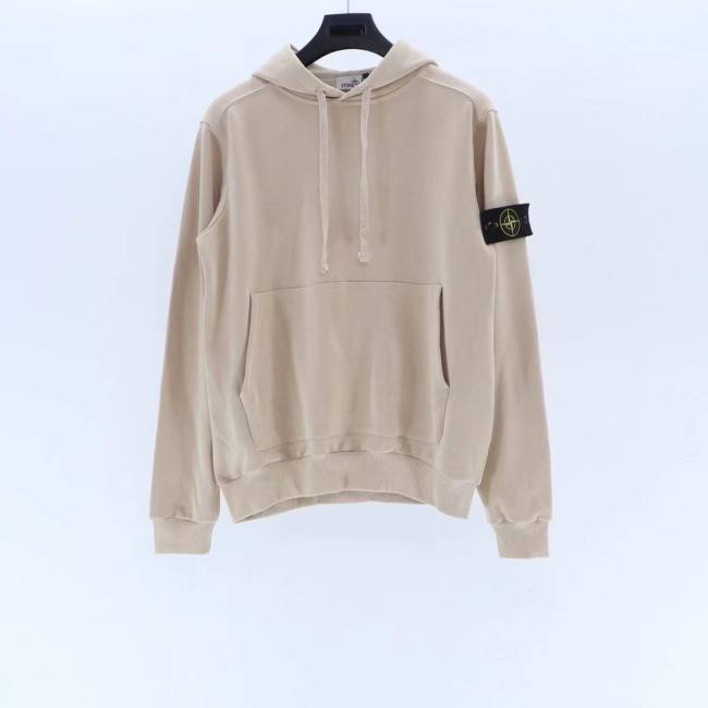 5A Hooded Sweatshirt with Pouch Pocket Khaki