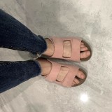 Women's Soft Footbed Clogs Sliders leather slippers