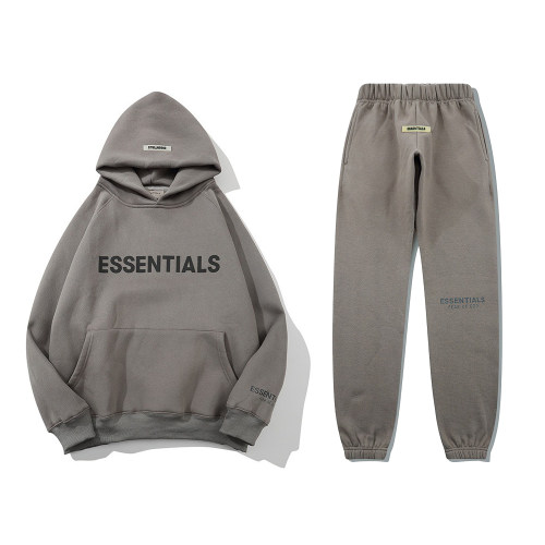 5A Essentials Hoodies Suit Grey