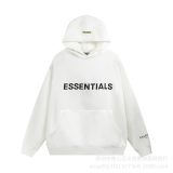 5A Essentials Hoodies Suit White