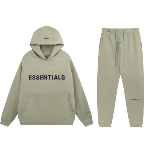 5A Essentials Hoodies Suit Green