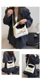5A Women's Simple Versatile The Mini Sack Bag White