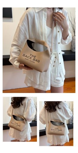 5A Women's Simple Versatile The Mini Sack Bag Khaki