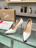 5A Women's MISS Z 85-105 Pointed Toe Stiletto Heels Court Shoes Patent Leather Pumps（Red Bottom）