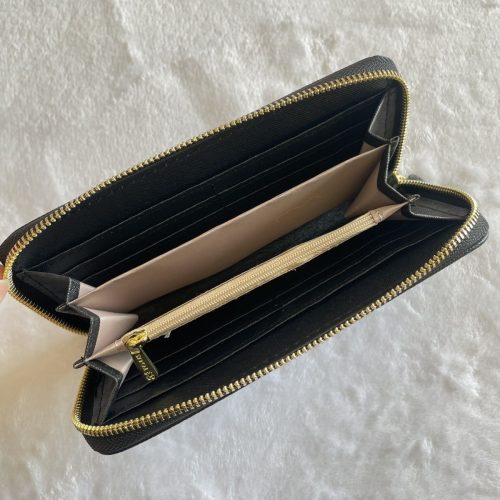 5A Simple Solid Color Brenda Wallet Red