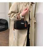 5A Women's Simple Handbag Shoulder Bag Black