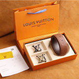 5A Double Buckle Embossed Belt Gift Box