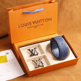 5A Double Buckle Embossed Belt Gift Box