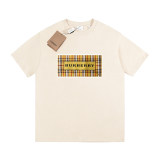 Men's adult 100% Cotton casual Print short sleeved Crewneck t shirt Tees Off white China Size