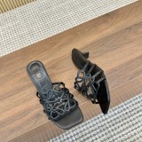 5A Petal Anagram Slide Slippers