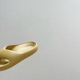 5A Ease Bubble Slide Sandals Beige Rubber Flip Flops