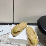 5A Ease Bubble Slide Sandals Beige Rubber Flip Flops