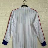 Retro 1982 France Home Long Football Jersey