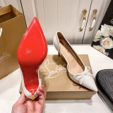 5A Women's IRIZA  60-80-100 Pointed Toe Stiletto Heels Court Shoes Patent Leather Pumps（Red Bottom）