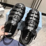 Monolith Padded 55mm Sandals Black