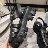 Monolith Padded 55mm Sandals Black