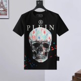 5A Summer Men's Diamond Skull Short Sleeve T-Shirt 741