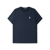 5A Cotton casual embroidery short sleeved Crewneck t shirt oversized