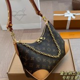 Top Original Boulogne BlackBrown Shoulder Bags M45831 29x16cm