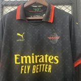 2425 AC Milan Fourth Jersey Black Green Gradient