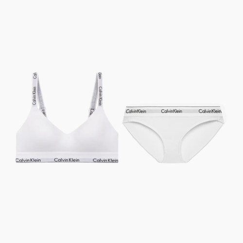5A Icon Cotton Lightly Lined Bralette Suit