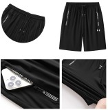 5A  Fitness Casual Wear Stretch Flexible Fabric T-shirt Black CG-18898