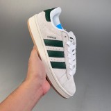 5A Campus 00s White Dark Green Suede Sneakers ID1415