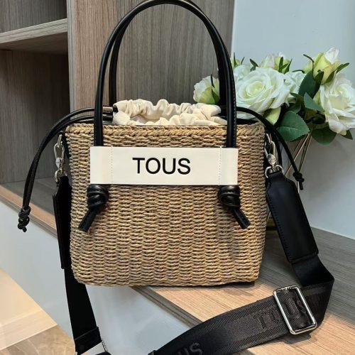 Original Medium Black Tote Bag Scoubidou
