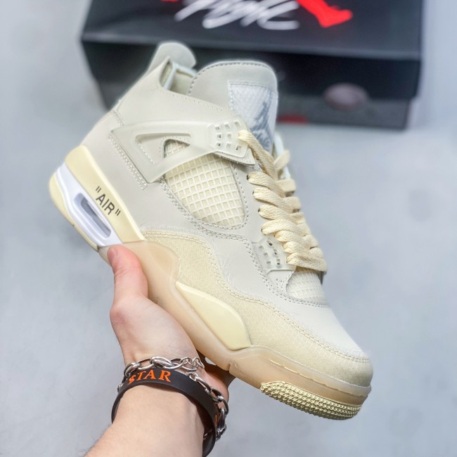 5A Air Jordan 4 Retro Sail Basketball Shoes CV9388-100